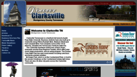 What Discoverclarksville.com website looked like in 2017 (6 years ago)