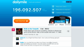 What Dailymile.com website looked like in 2017 (6 years ago)