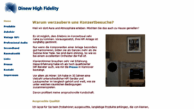 What Dinew-high-fidelity.de website looked like in 2017 (6 years ago)