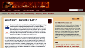 What Danielhouse.com website looked like in 2017 (6 years ago)