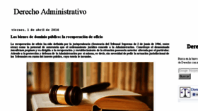 What Derecho-administrativo.com website looked like in 2017 (6 years ago)