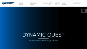 What Dynamicquest.com website looked like in 2017 (6 years ago)