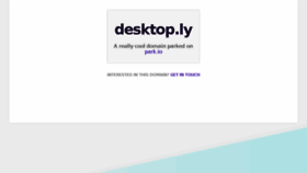 What Desktop.ly website looked like in 2017 (6 years ago)