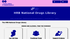 What Drugsandalcohol.ie website looked like in 2017 (7 years ago)