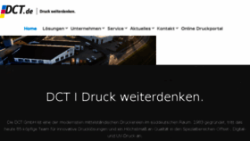 What Dct.de website looked like in 2017 (6 years ago)
