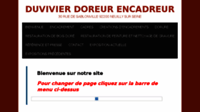 What Duviviercadre.com website looked like in 2017 (6 years ago)
