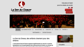 What Don-du-choeur.ch website looked like in 2017 (6 years ago)