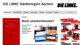 What Dielinke-aachen.de website looked like in 2017 (6 years ago)