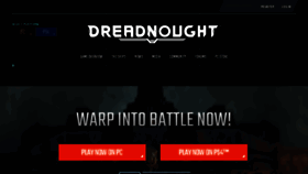 What Dreadnought.com website looked like in 2017 (6 years ago)