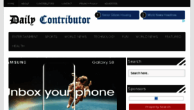 What Dailycontributor.com website looked like in 2017 (6 years ago)