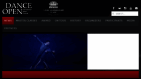 What Danceopen.com website looked like in 2017 (6 years ago)