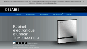 What Delabie.fr website looked like in 2017 (6 years ago)