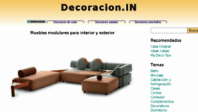 What Decoracion.in website looked like in 2017 (6 years ago)