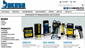 What Dakotainstruments.com website looked like in 2017 (6 years ago)