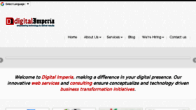 What Digitalimperia.com website looked like in 2017 (6 years ago)