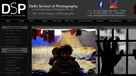 What Delhischoolofphotography.com website looked like in 2017 (6 years ago)