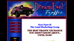 What Dreamfueltraffic.com website looked like in 2017 (6 years ago)