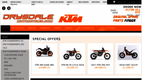 What Drysdalemotorcycles.co.uk website looked like in 2017 (6 years ago)