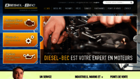 What Diesel-bec.com website looked like in 2017 (6 years ago)