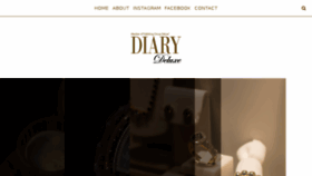 What Diarydeluxe.com website looked like in 2017 (6 years ago)
