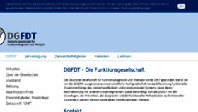 What Dgfdt.de website looked like in 2017 (6 years ago)