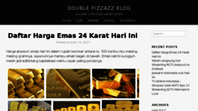 What Double-pizzazz.com website looked like in 2017 (8 years ago)