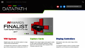 What Datapath.co.uk website looked like in 2017 (6 years ago)