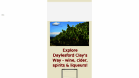 What Daylesfordwinetours.com website looked like in 2017 (6 years ago)