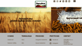 What Danubius.rs website looked like in 2017 (6 years ago)