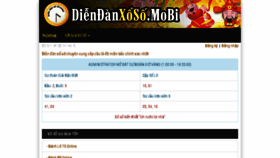 What Diendanxoso.mobi website looked like in 2017 (6 years ago)