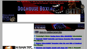 What Doghouseboxing.com website looked like in 2017 (6 years ago)