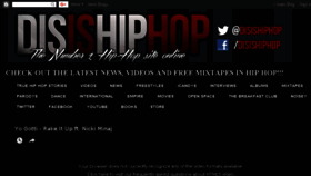 What Disishiphop.com website looked like in 2017 (6 years ago)