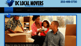 What Dclocalmovers.com website looked like in 2017 (6 years ago)