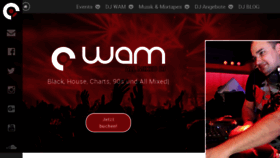 What Djwam.de website looked like in 2017 (6 years ago)