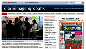 What Diarioimagenqroo.mx website looked like in 2017 (6 years ago)
