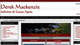 What Derekmackenzie.com website looked like in 2017 (6 years ago)