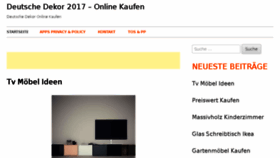 What Deutchdeko.com website looked like in 2017 (6 years ago)