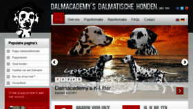 What Dalmatiers.nl website looked like in 2017 (6 years ago)
