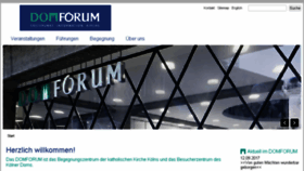What Domforum.de website looked like in 2017 (6 years ago)