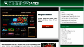 What Dannyzgames.com website looked like in 2017 (6 years ago)