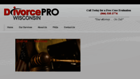 What Divorcepro-wi.com website looked like in 2017 (6 years ago)