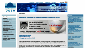 What Dgsm.de website looked like in 2017 (6 years ago)