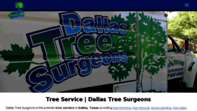 What Dallastreesurgeons.com website looked like in 2017 (6 years ago)