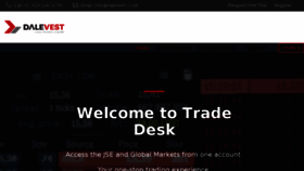 What Dalevest.tradedesk.co.za website looked like in 2017 (6 years ago)