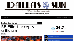 What Dallassun.com website looked like in 2017 (6 years ago)