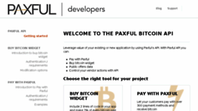 What Developers.paxful.com website looked like in 2017 (6 years ago)