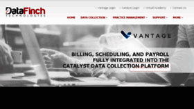 What Datafinch.com website looked like in 2017 (6 years ago)