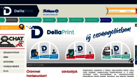 What Dellaprint.hu website looked like in 2017 (6 years ago)