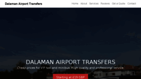 What Dalamanairporttransfers.co.uk website looked like in 2017 (6 years ago)