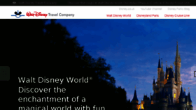 What Disneyholidays.co.uk website looked like in 2017 (6 years ago)